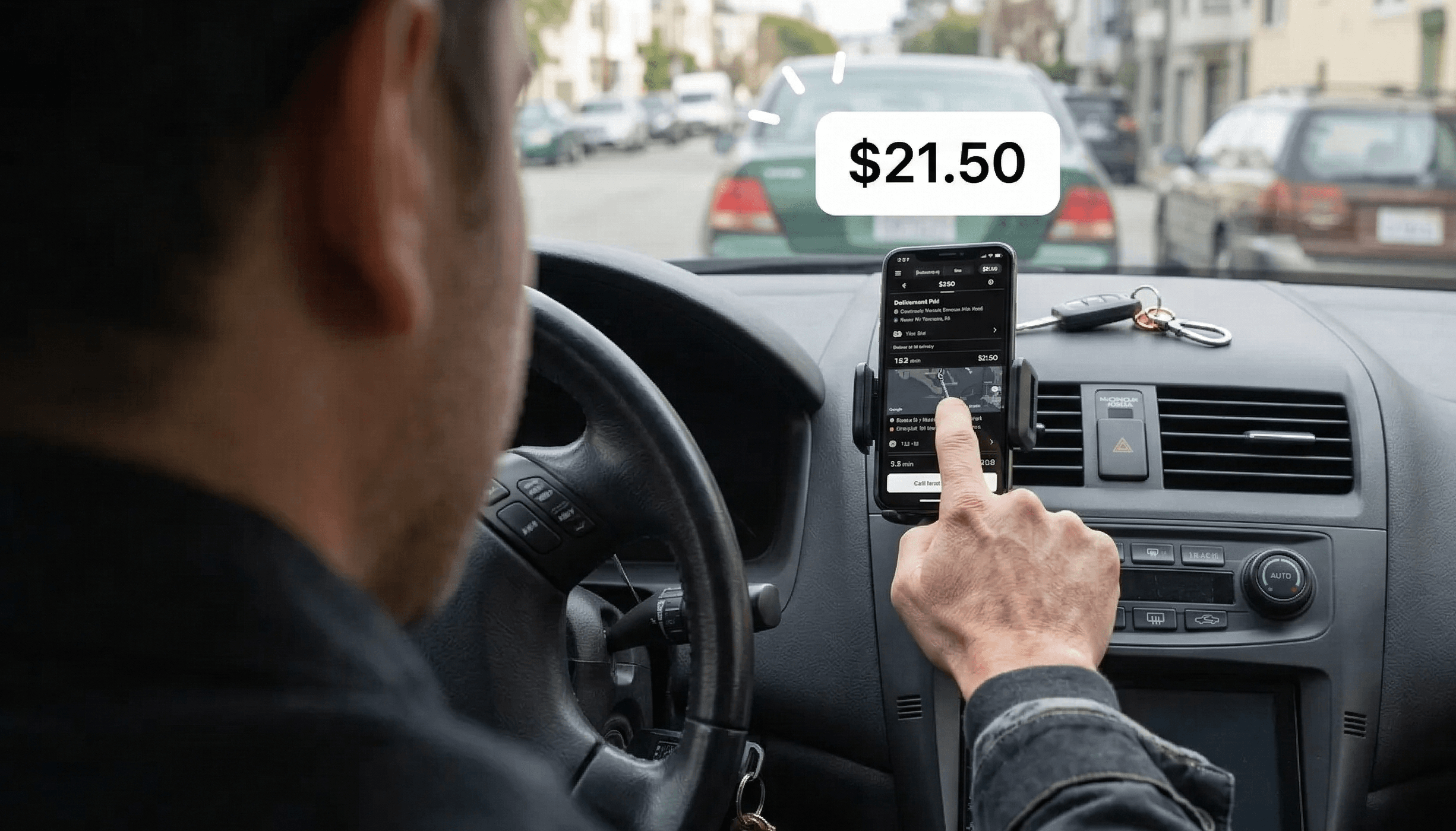 Driver tracking miles